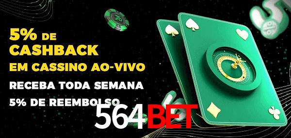 Promoções do cassino ao Vivo 564bet